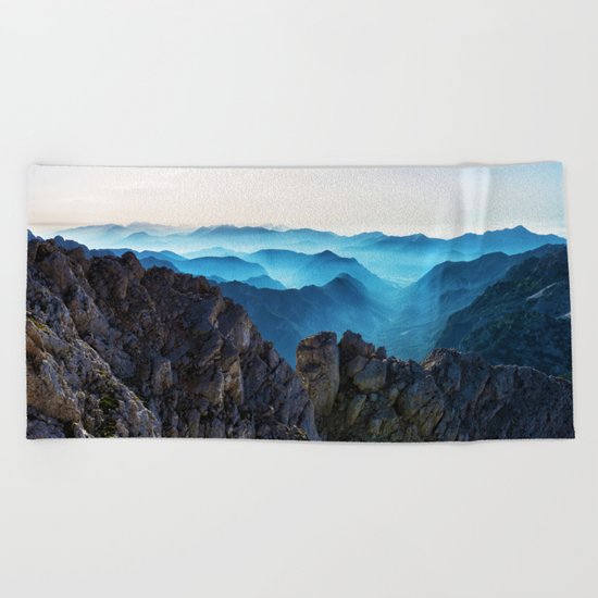 Mountains Breathe Too Beach Towel