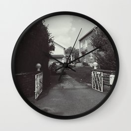 Vintage Wall Clock | Travelphotography, Kalmar, Sweden, Oldhouse, Nexus5, Black And White, Nostalgia, Travel, Double Exposure, Oldtown 