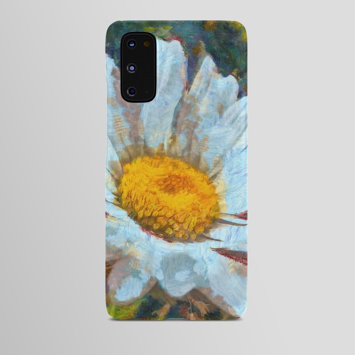 Artistic Close Up of a Shasta Daisy Flower  Android Case
