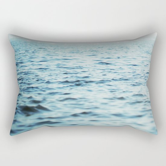The Blue Channel Rectangular Pillow