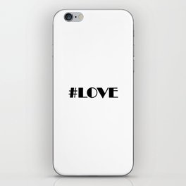 Hashtag Love  iPhone Skin