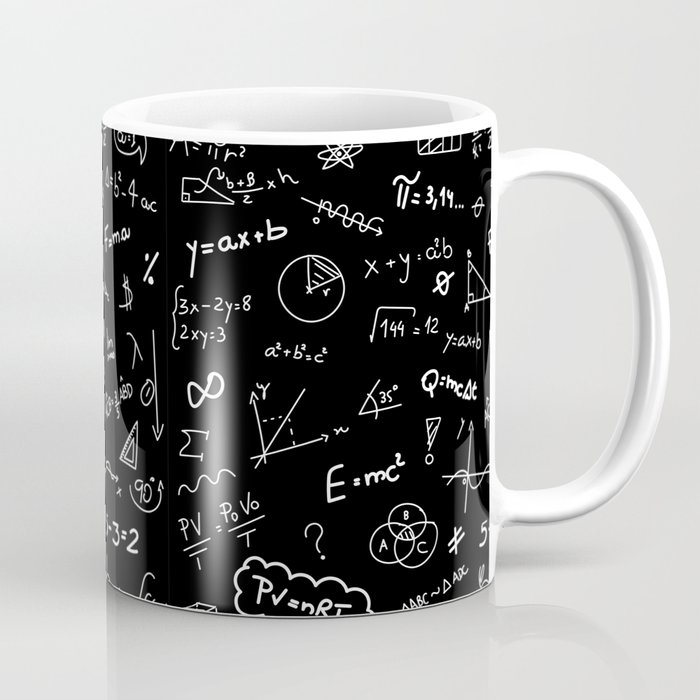 Mathematics nerdy in black Coffee Mug