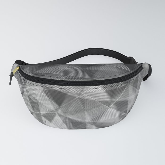 Etched Window in Black and White Fanny Pack