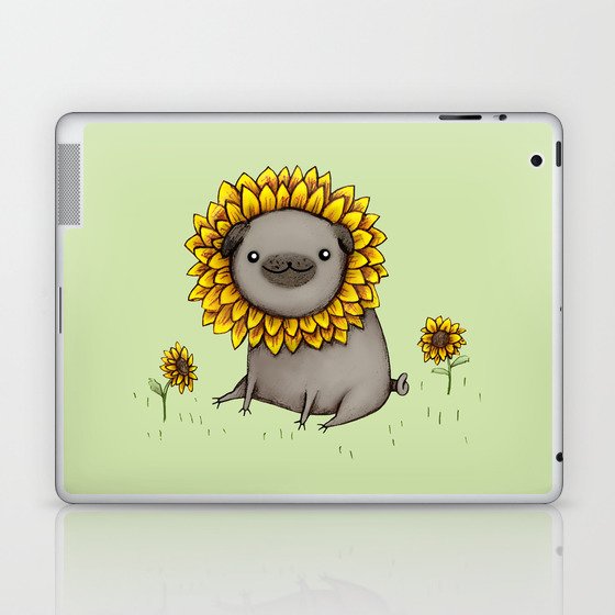 Pugflower Laptop & iPad Skin