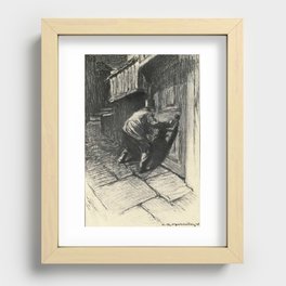 Charles Raymond Macauley Dr. Jekyll and Mr. Hyde Recessed Framed Print