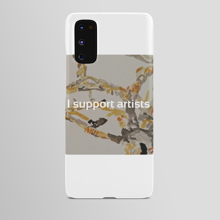 I Support Artists Notebook and Travel Mug Android Case