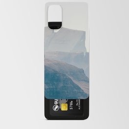 Epic layers of cliffs Faroe Island  Android Card Case