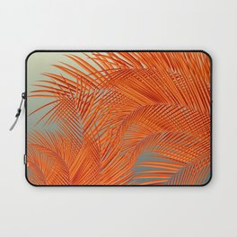 Palm Leaves, Orange Laptop Sleeve