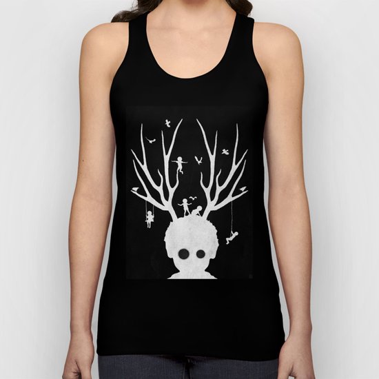 Dear imaginary friends (inverse) Unisex Tank Top
