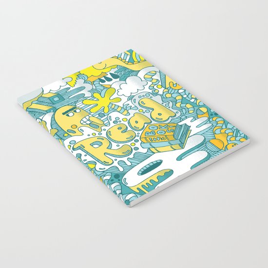 READ BOOKS LITTLE MONSTERS Notebook