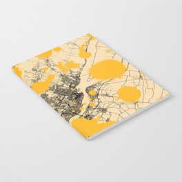 Canada, Quebec - artistic map Notebook