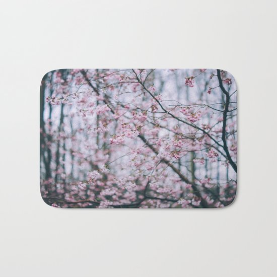 Cherry Blossom forest Bath Mat