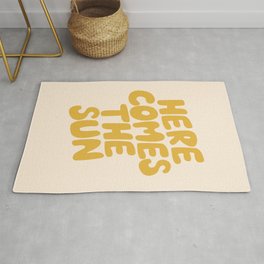 Here Comes the Sun Area & Throw Rug