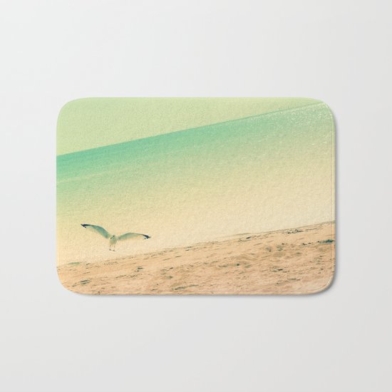 Beach is where I belong Bath Mat