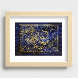 dragon constellation  Recessed Framed Print
