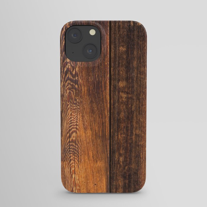 Old wood texture iPhone Case