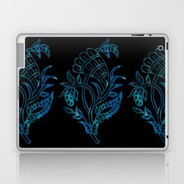 Indian Blue Floral Leaf  Laptop Skin