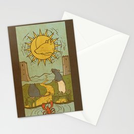 Muroidea Rat Tarot- The Moon Stationery Cards
