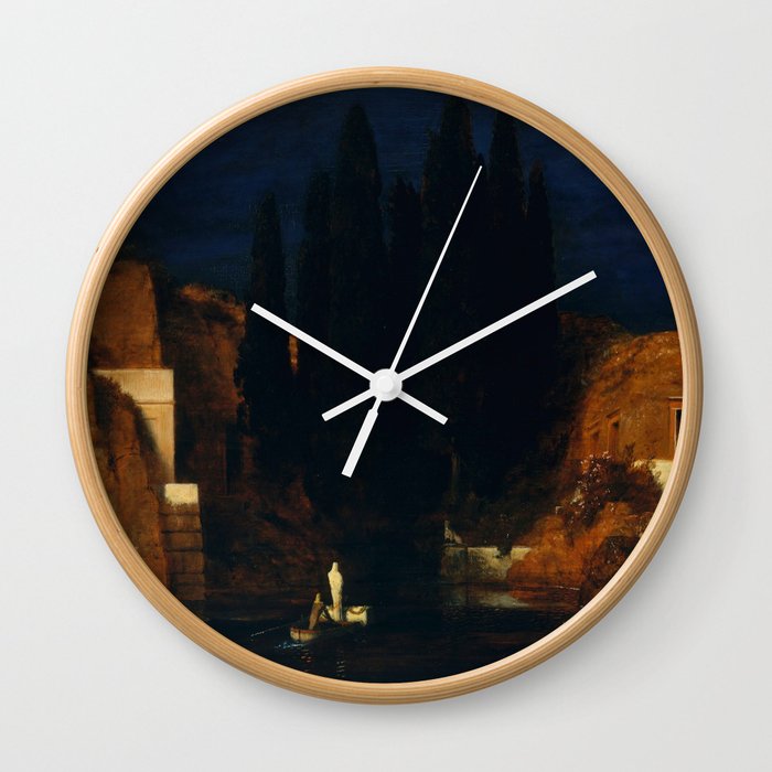Bocklin, Isle of the Dead version 2 1880 Wall Clock