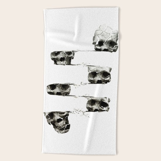 SKULL 3 Beach Towel