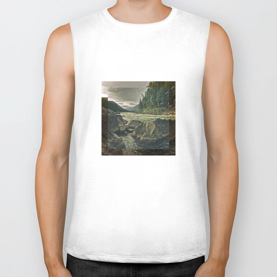 the river 5 Biker Tank