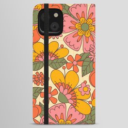 Spring in Retro iPhone Wallet Case