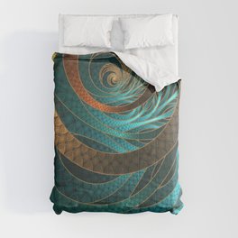 Beautiful Corded Leather Turquoise Fractal Bangles Comforter