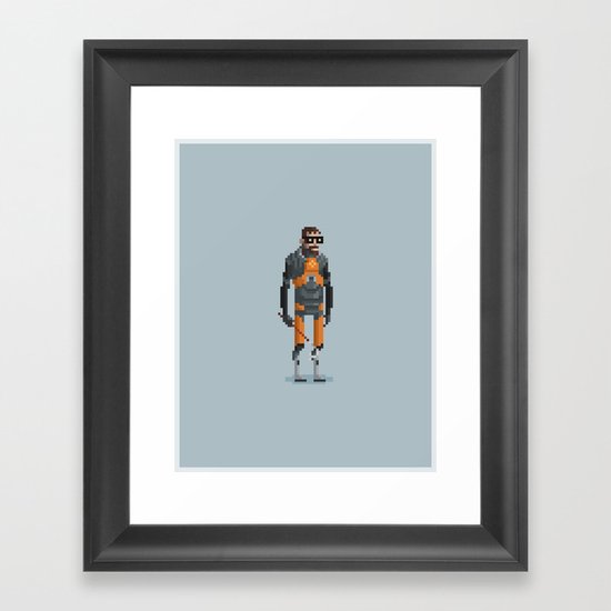 Man With a Crowbar Framed Art Print