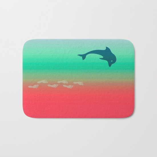 A day at the beach Bath Mat