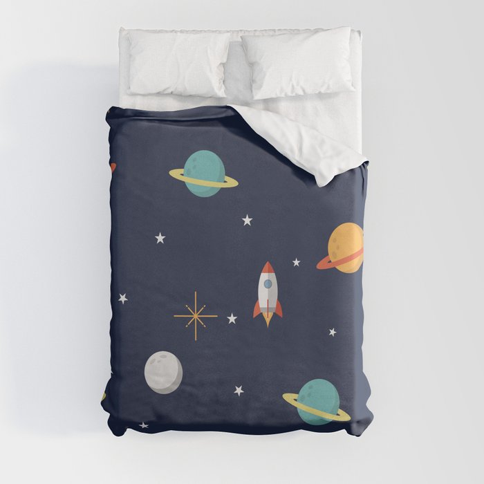 Space Pattern Duvet Cover