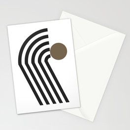 Arch line circle 2 Stationery Card