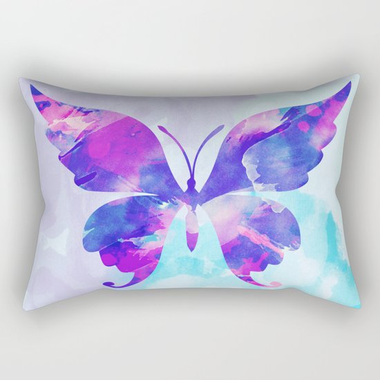 Abstract Butterfly Rectangular Pillow