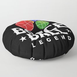 Bocce Ball Italian Bowling Bocci Player Floor Pillow