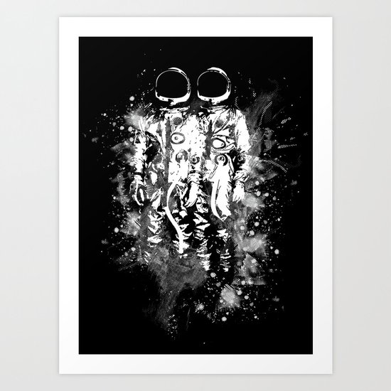 Space Twins Art Print