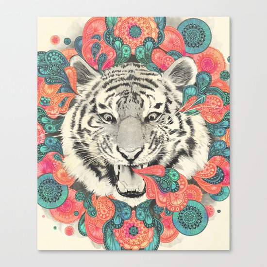 bengal mandala Canvas Print