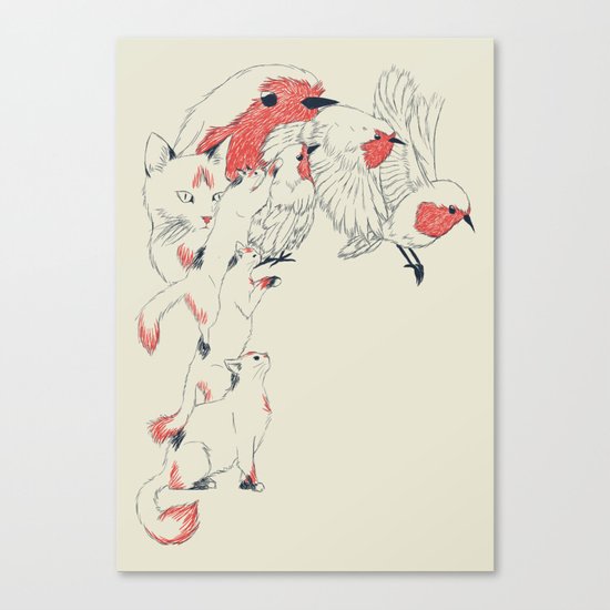 Non Wind-Up Robin Canvas Print