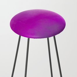 Abstract watercolor purple Counter Stool
