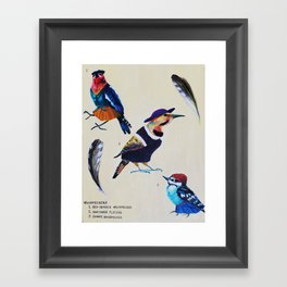 the birdies Framed Art Print