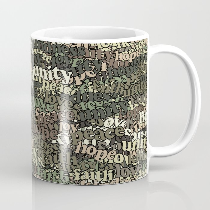 Peace & Love Camo Coffee Mug