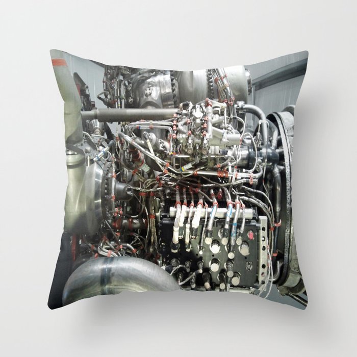 SPACE SHUTTLE ENGINE Throw Pillow