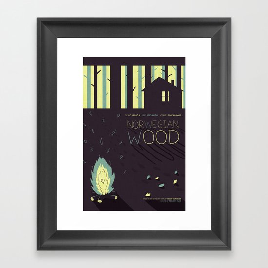 Norwegian Wood Framed Art Print