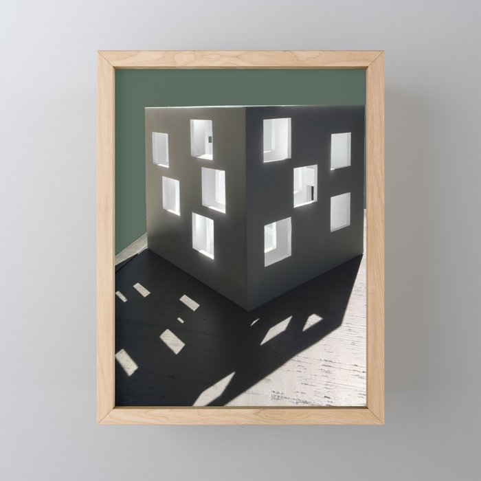 Poli House Model Framed Mini Art Print