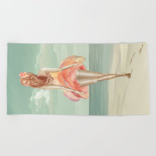 Walk Beach Towel