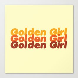 The Golden Girl Canvas Print