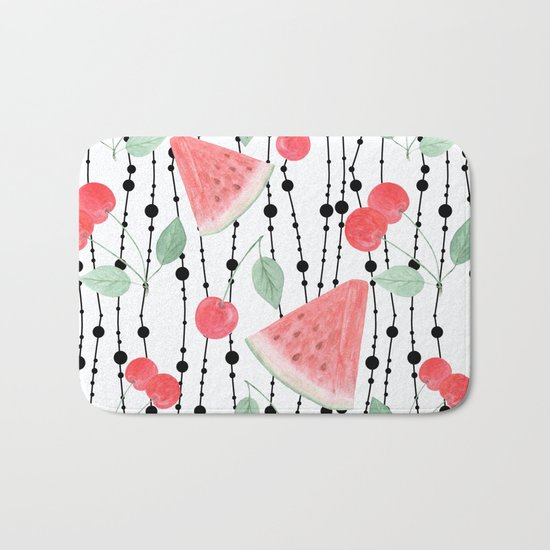 Fruit pattern. Bath Mat