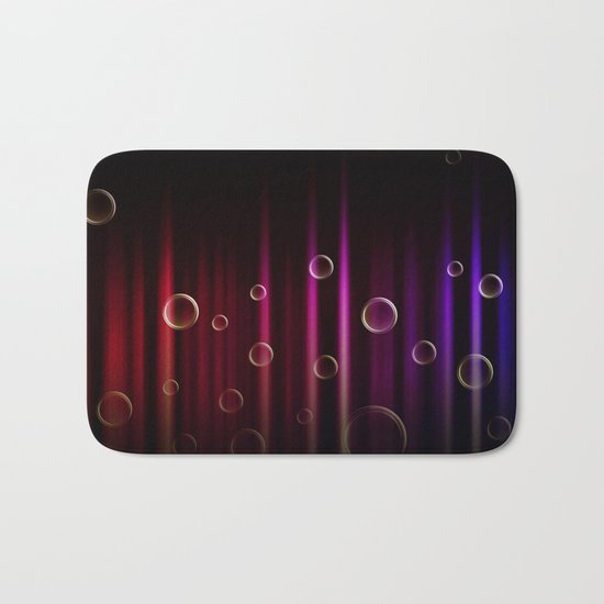 Bubbles and colors Bath Mat