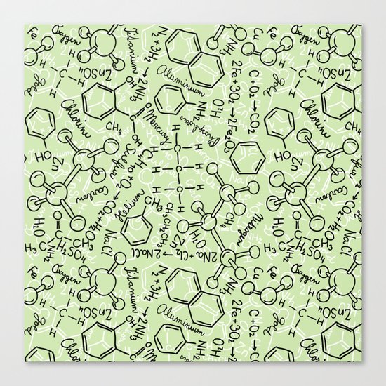 School chemical #6 Canvas Print