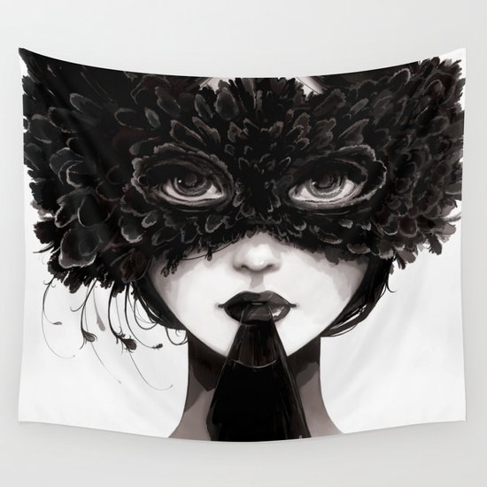 La veuve affamee Wall Tapestry
