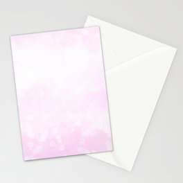 Beauty floral pastel pink Stationery Card
