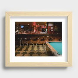 Dive Bar, Denver Recessed Framed Print